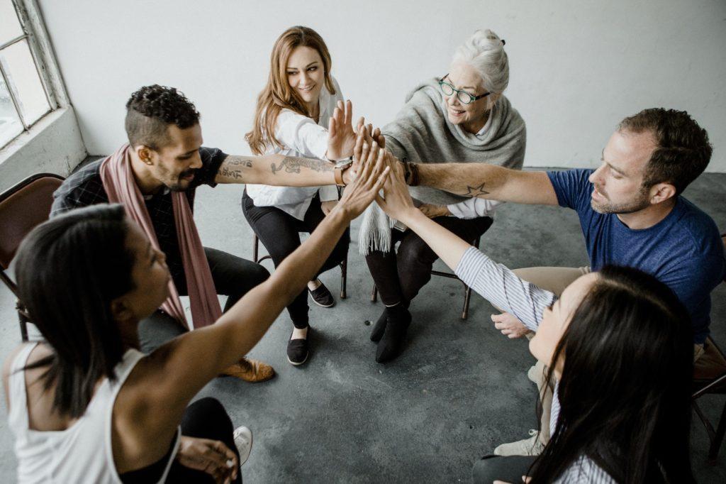 People in a support group during residential treatment at Saving My Tomorrow